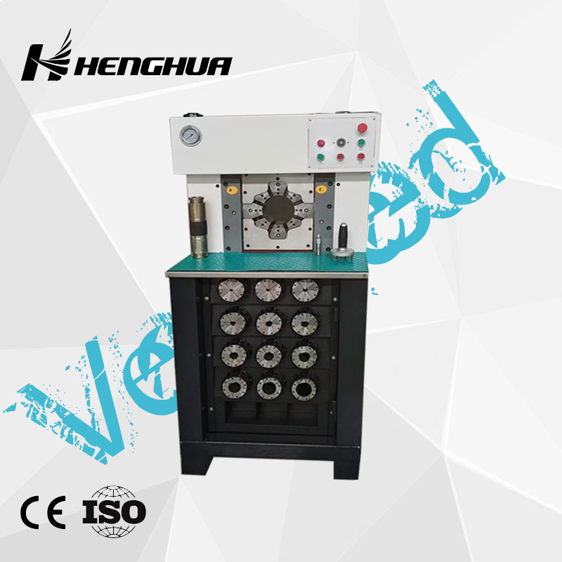 Robust Construction Durable 4 Inch Hydraulic Hose Crimping Press Machine Hydraulic Fittings Swaging Machine for Tough Jobs